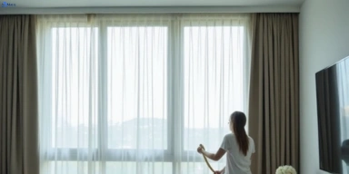 Delicate sheer drape cleaning merrylands-nsw Matty Curtain Cleaning